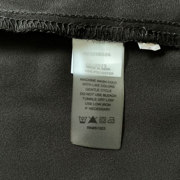 Vince Camuto Womens Sleeveless Blouse 2X Split Neckline Floral Sheer Multicolor - Picture 8 of 10